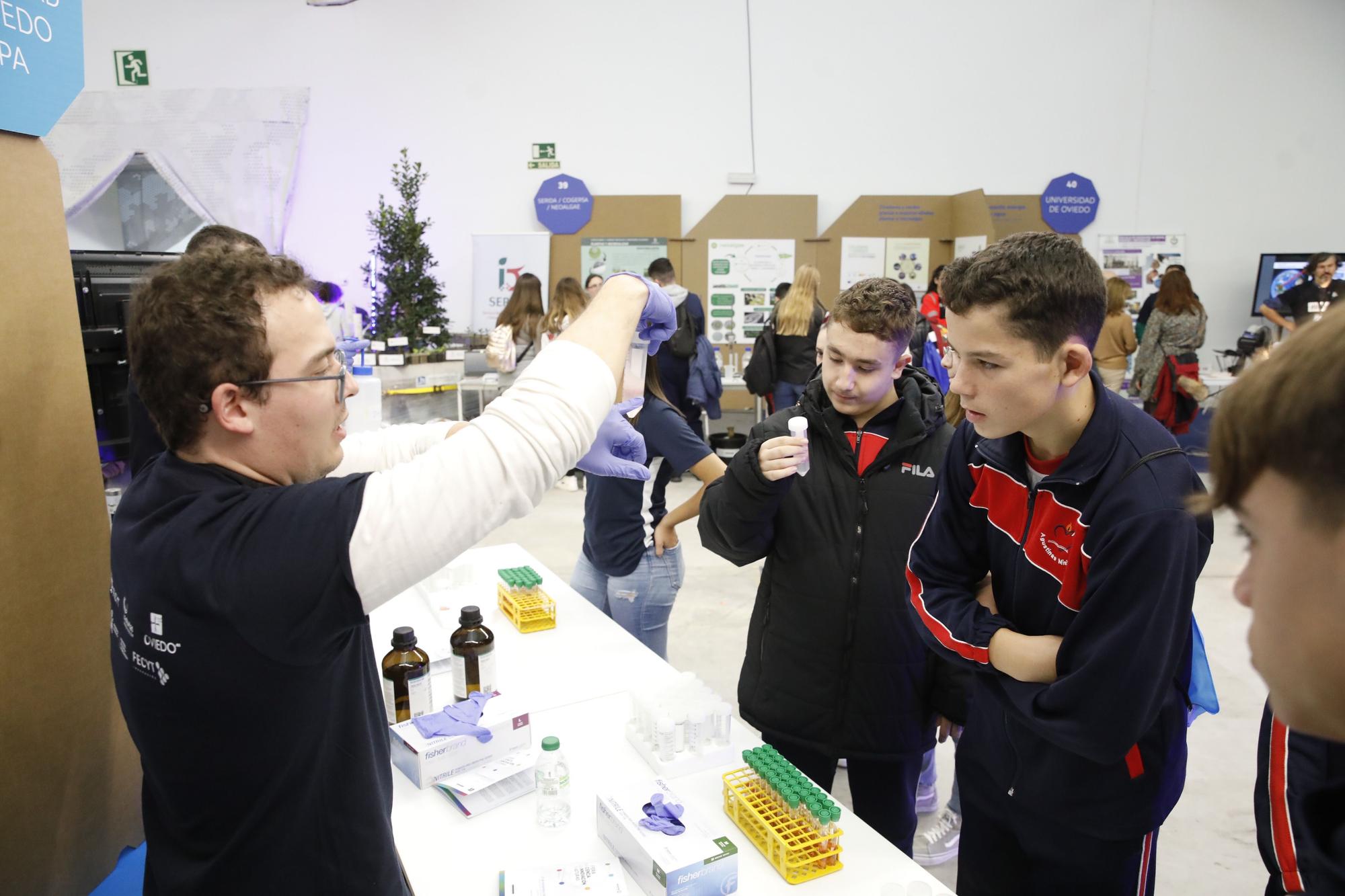 En imágenes: Gijón acoge la I Feria de la Ciencia y la Innovación de Asturias