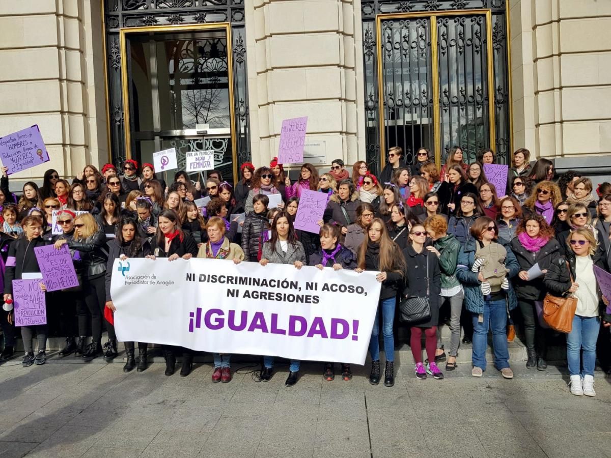 Concentraciones por el 8-M en Zaragoza