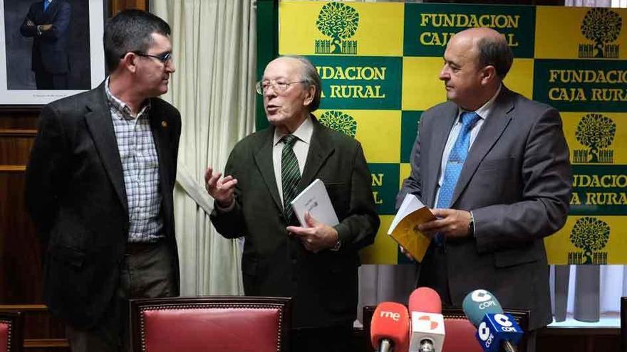 Desde la izquierda, Pardal, Diego y Feliciano Ferrero.