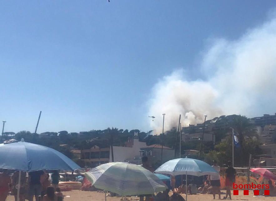 Incendi a Sant Feliu de Guixols