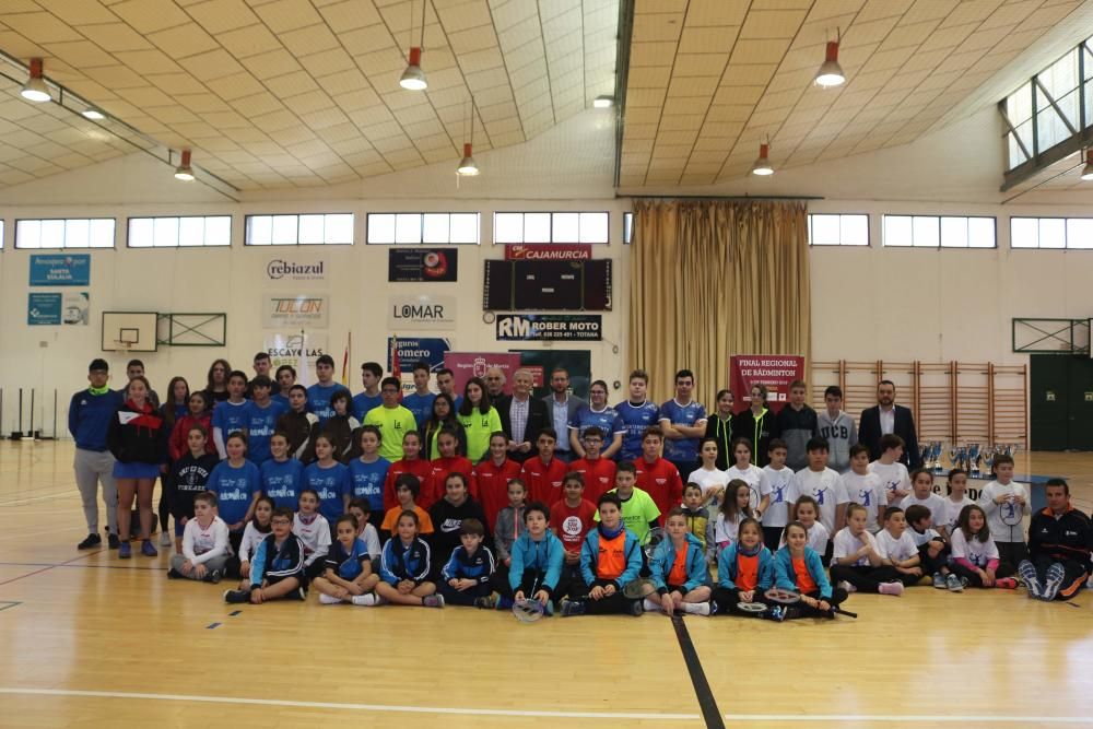 Final Regional de bádminton de Deporte Escolar