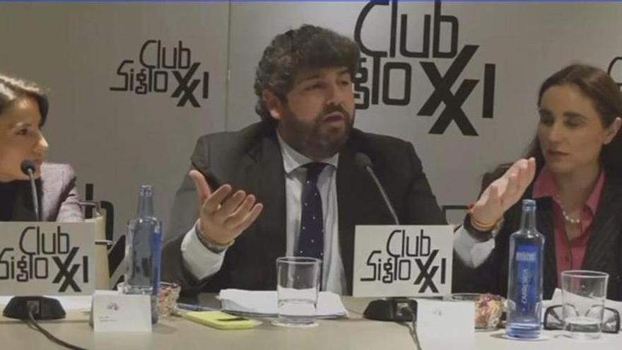 López Miras: "Estoy a favor de todos los trasvases"