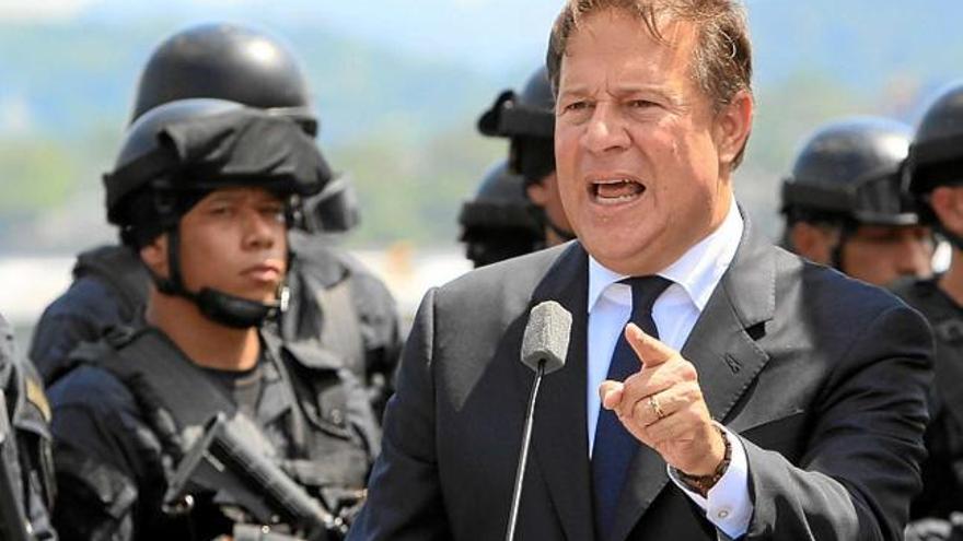 El president panameny Juan Carlos Varela