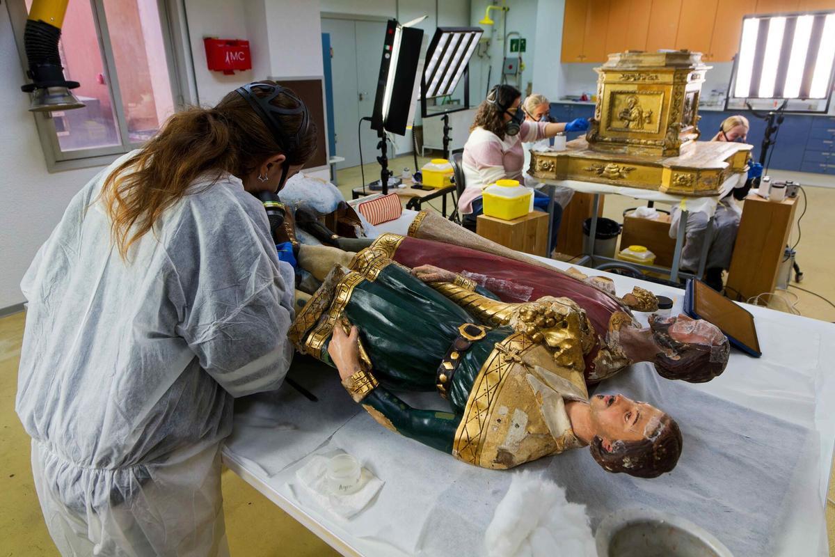 Trabajos en Penyeta Roja (Castellón) del IVCR+i. Trabajos en Penyeta Roja (Castellón) del IVCR+i.