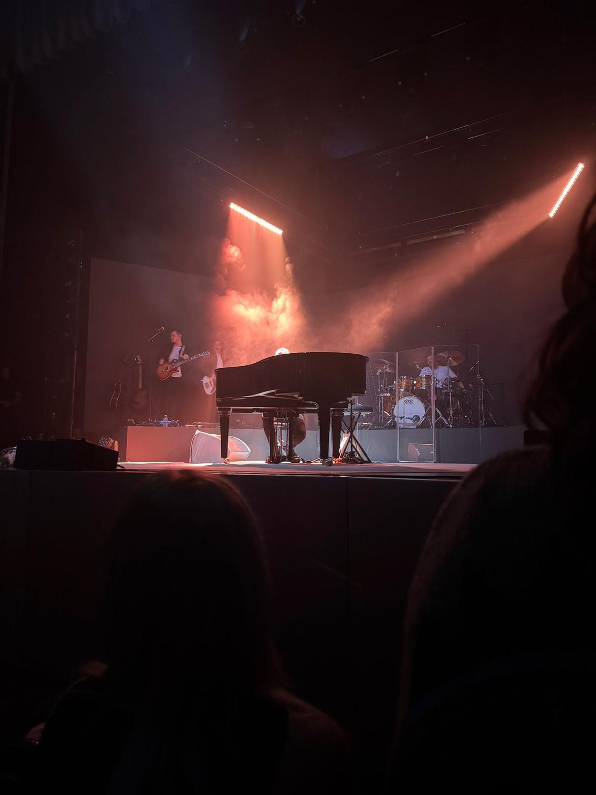 Punto de vista del concierto de las primeras filas.