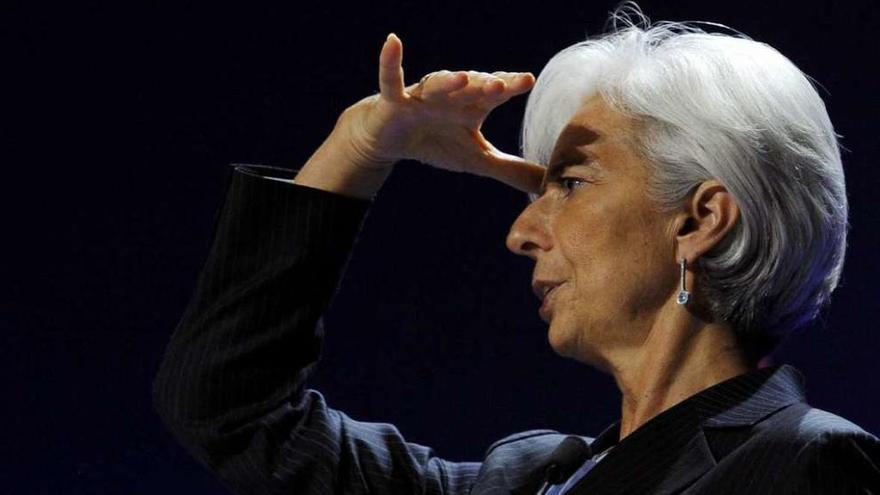 La directora gerente del Fondo Monetario Internacional, Christine Lagarde. // Dylan Martínez
