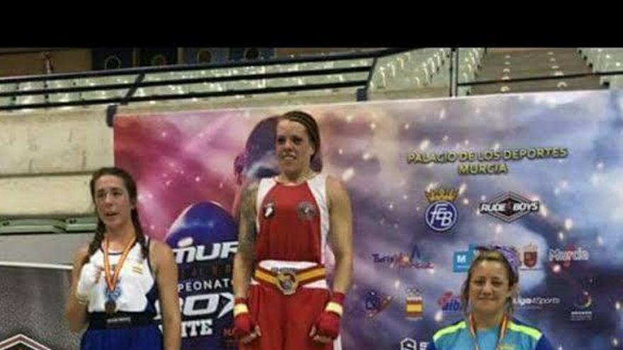 Una joven almoradidense, subcampeona de España de boxeo