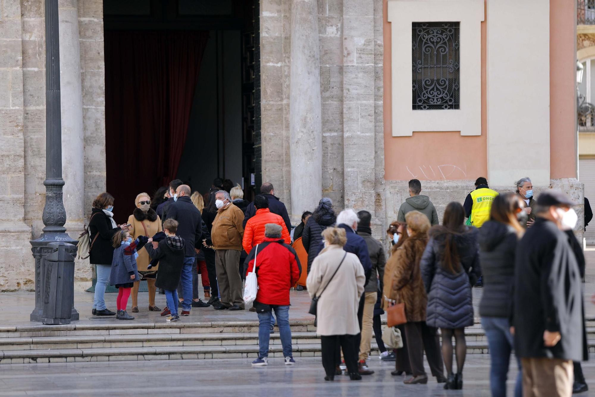 Ambiente en el centro de València el 1 de enero de 2021