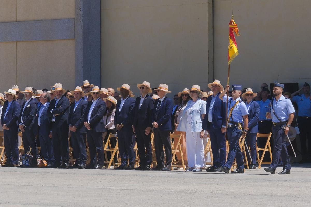 Llegada de los aviones Eurofighter a la Base Aérea de Gando, en Gran Canaria