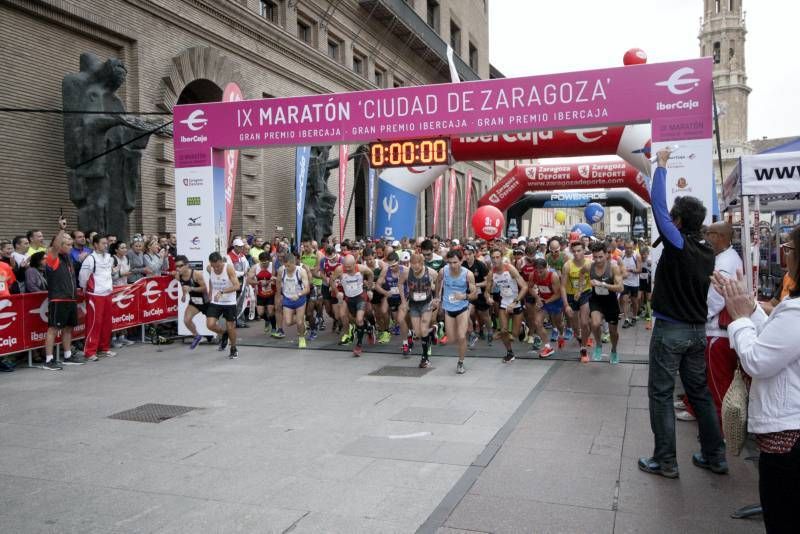 Fotogalería del IX Maratón de Zaragoza