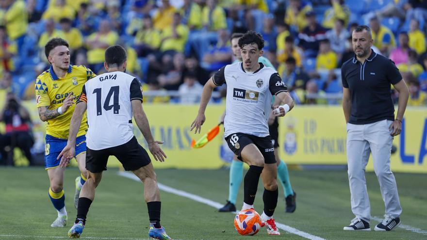 Hugo Duro impulsa al Valencia y hunde a Las Palmas