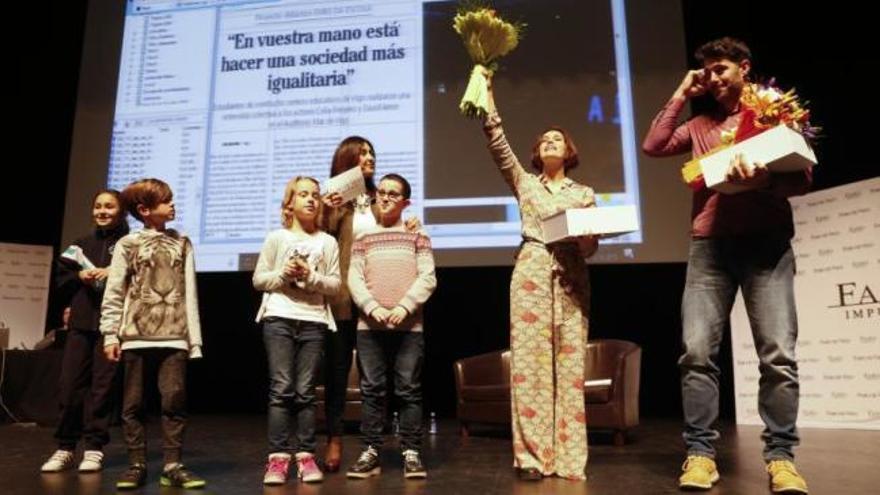 Los alumnos de Faro da Escola centran sus entrevistas en la igualdad