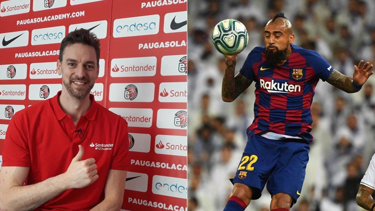 Pau Gasol valoró las virtudes del chileno del Barça Artutro Vidal
