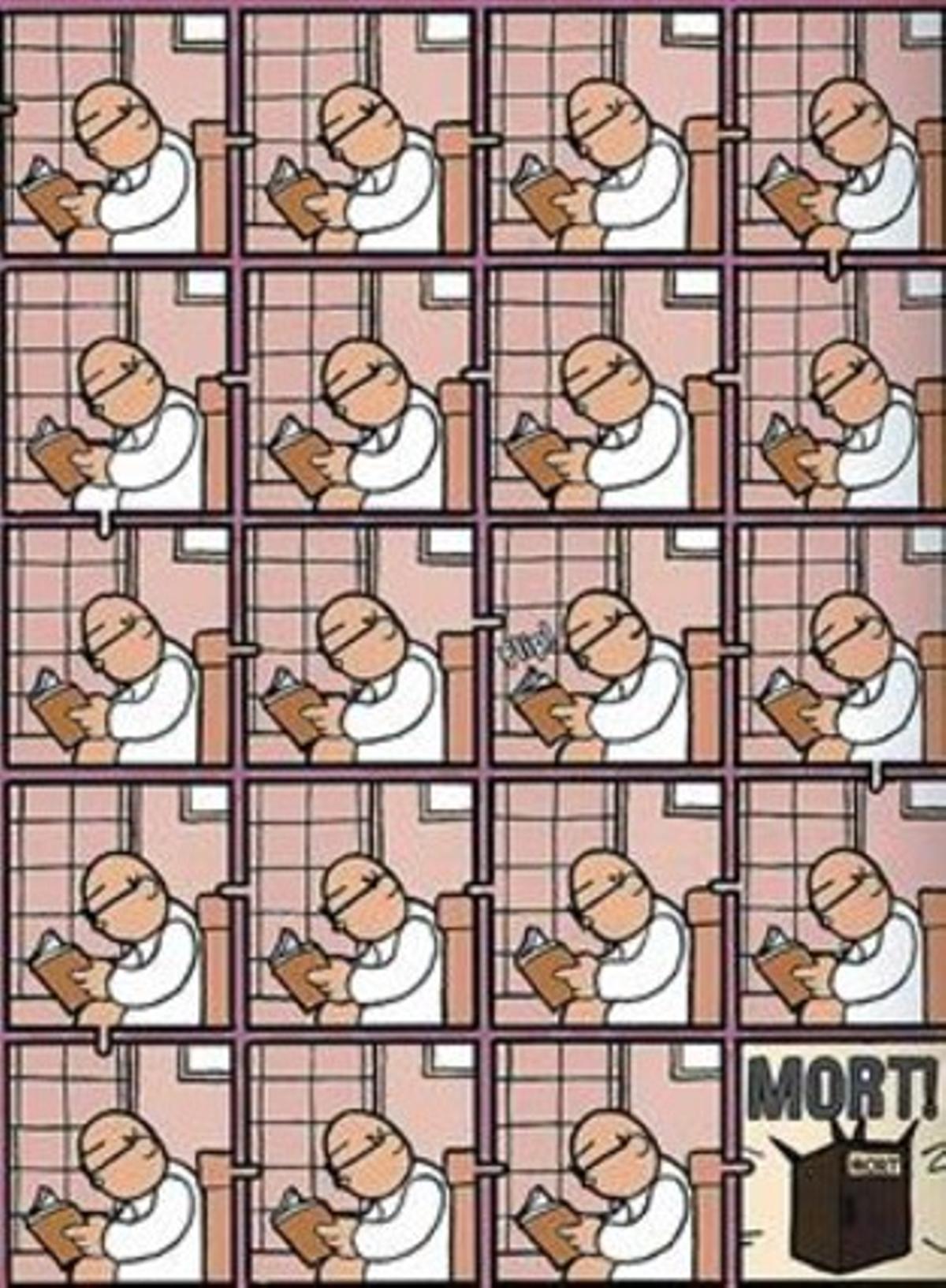 UNIVERSOS PARAL·LELS 3 La il·lustració correspon a ’Mentrestant’, de l’escriptor, dibuixant i matemàtic Jason Shiga: un complex llibre que permet escollir el curs dels esdeveniments i navegar entre universos.