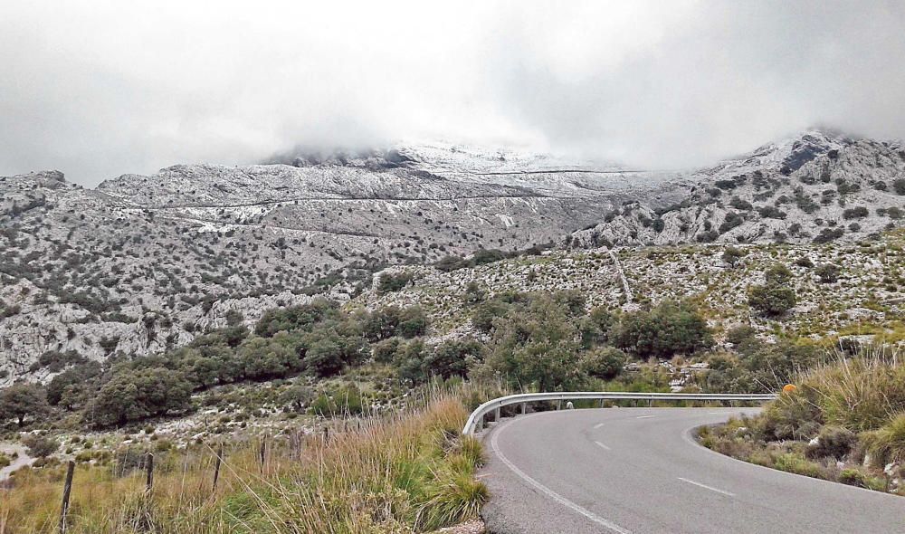 La nieve llega a Mallorca