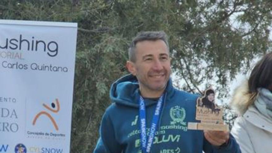 Mushing: Cinco podios regionales en Aranda de Duero