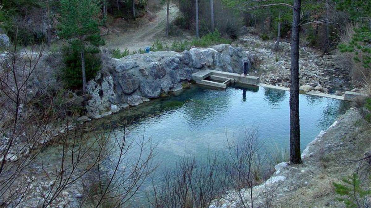 La captació de Riulacó, al terme municipal d'Odèn