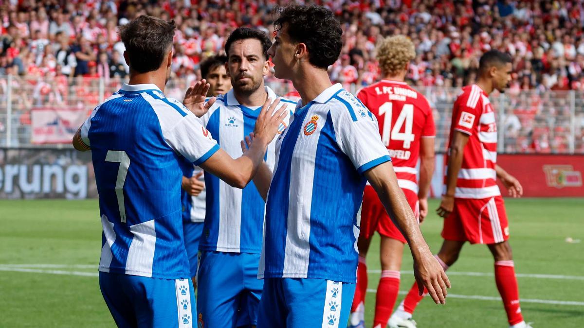 El Espanyol venció por la mínima al Union Berlin