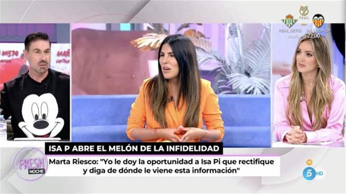 Marta Riesco responde a Isa Pantoja