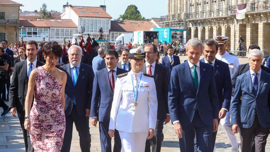 A Medalla de Galicia á princesa Leonor deriva na dimisión da xefa de protocolo do Concello de Santiago