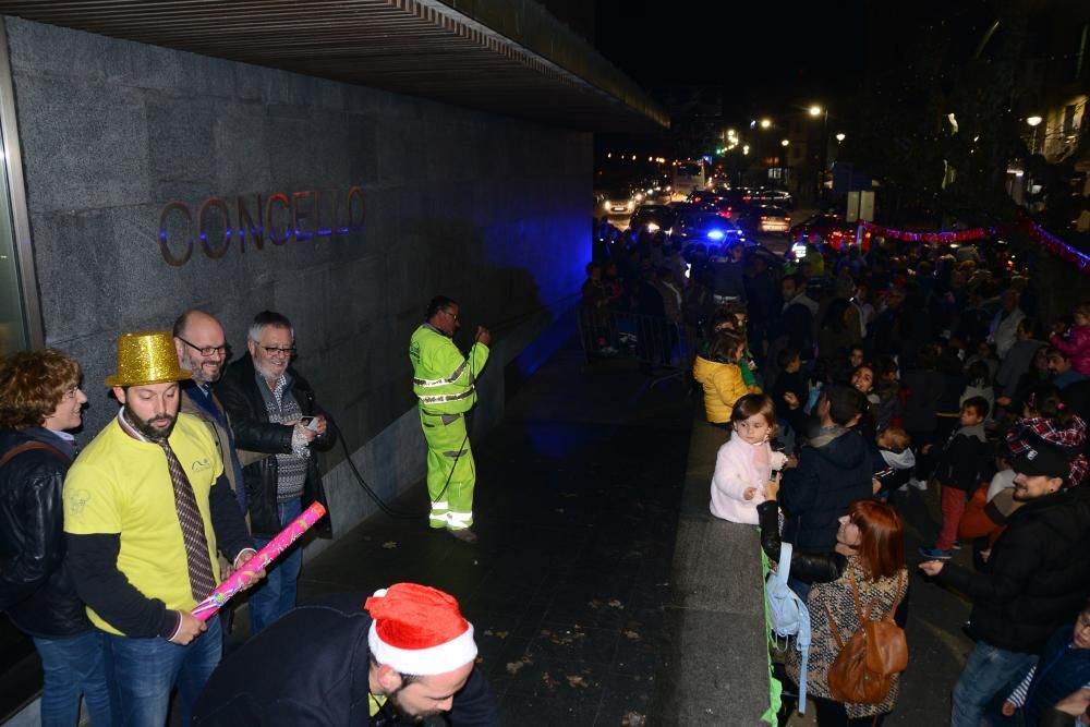 Cangas y Moaña ya brillan para la Navidad