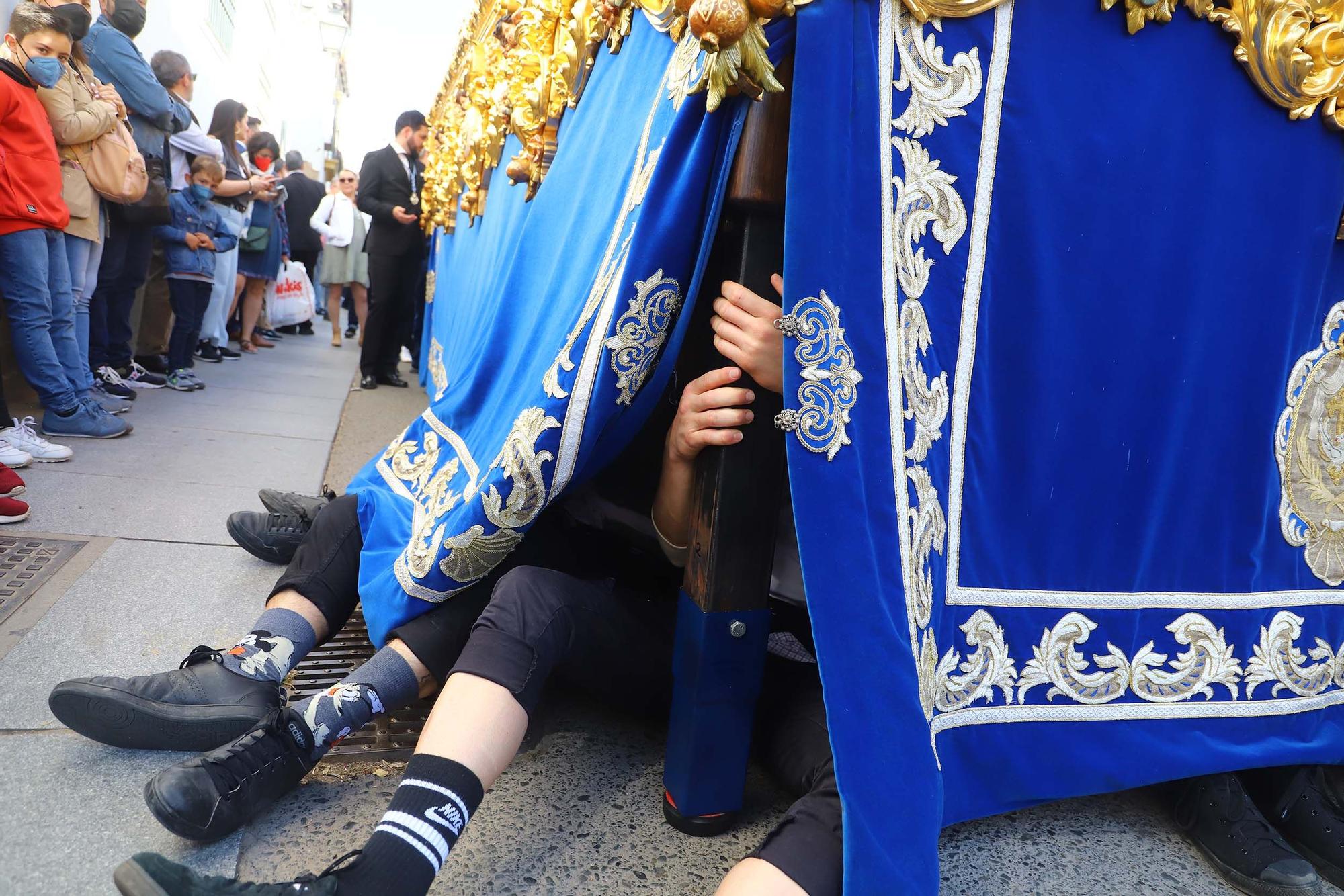 El Resucitado y la Virgen de la Alegría en las calles de Santa Marina