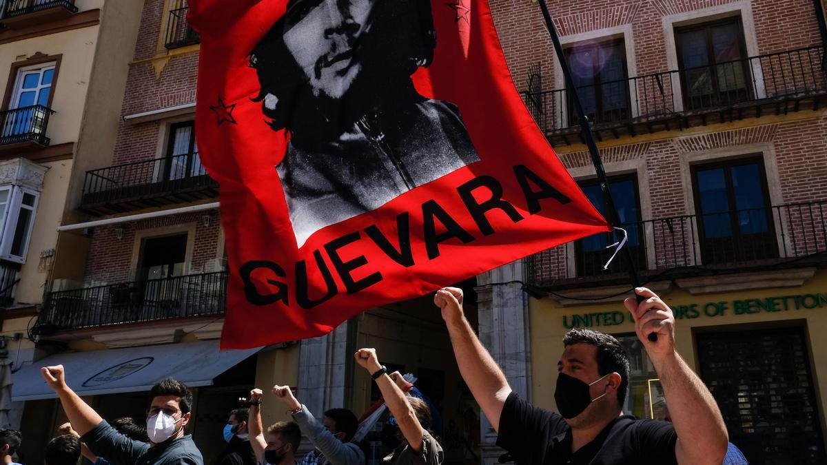 Manifestación del Primero de Mayo en Málaga capital