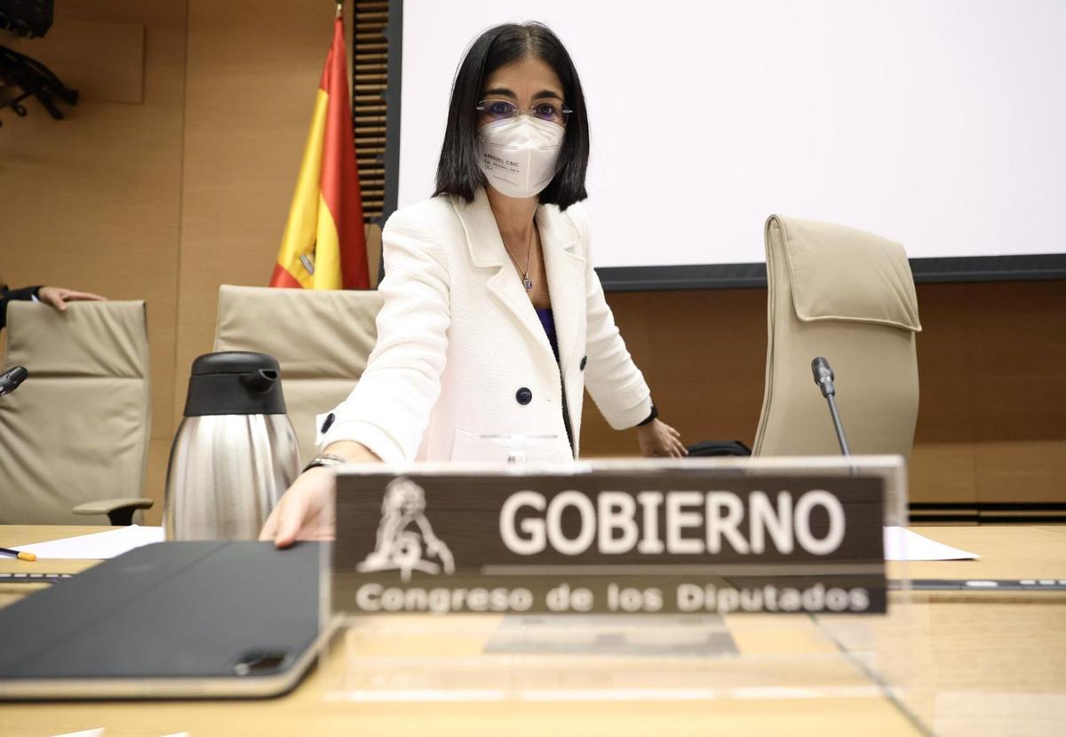 La ministra de Sanidad, Carolina Darias.