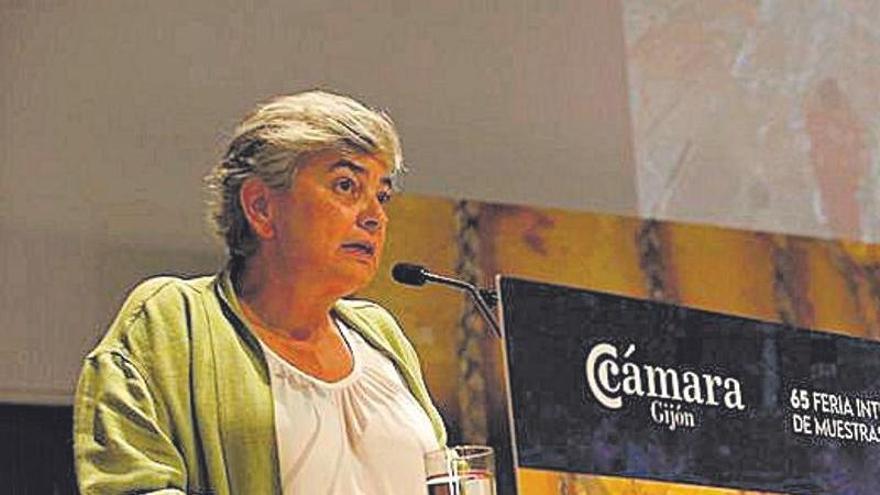 La alcaldesa de Gijón, Ana González. | Ángel González