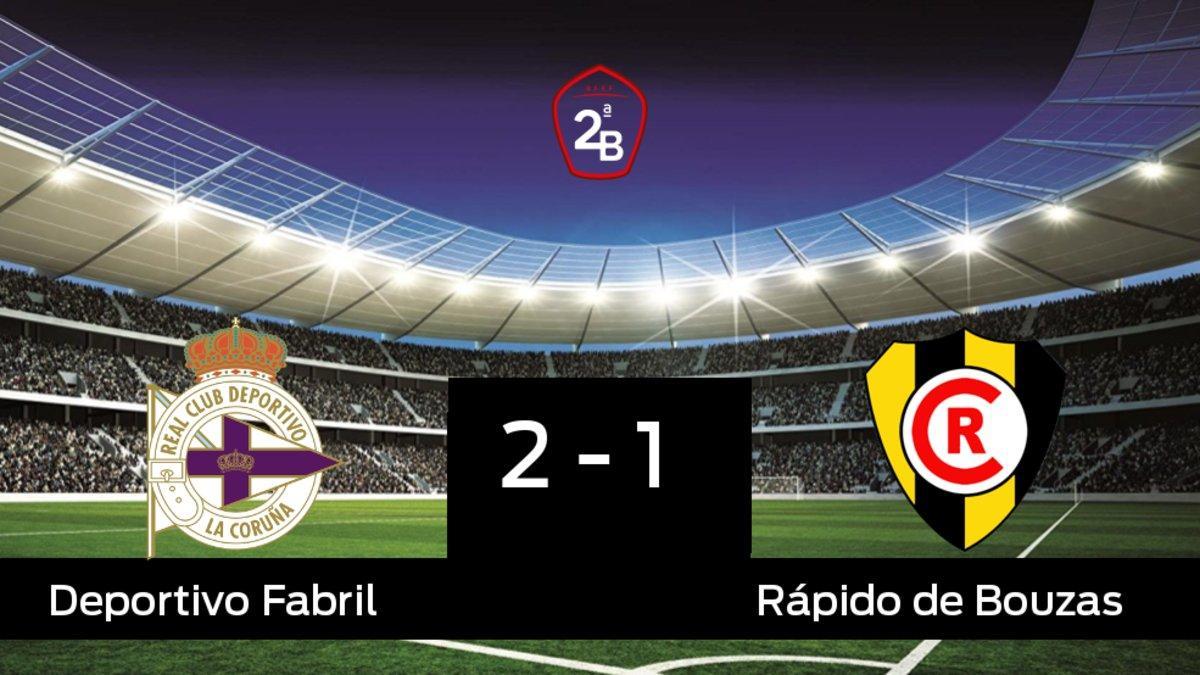 Victoria 2-1 del Deportivo Fabril ante el Rápido de Bouzas