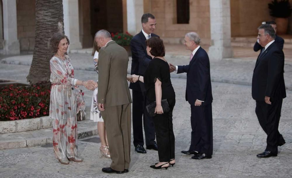 Cóctel de Felipe VI en la Almudaina