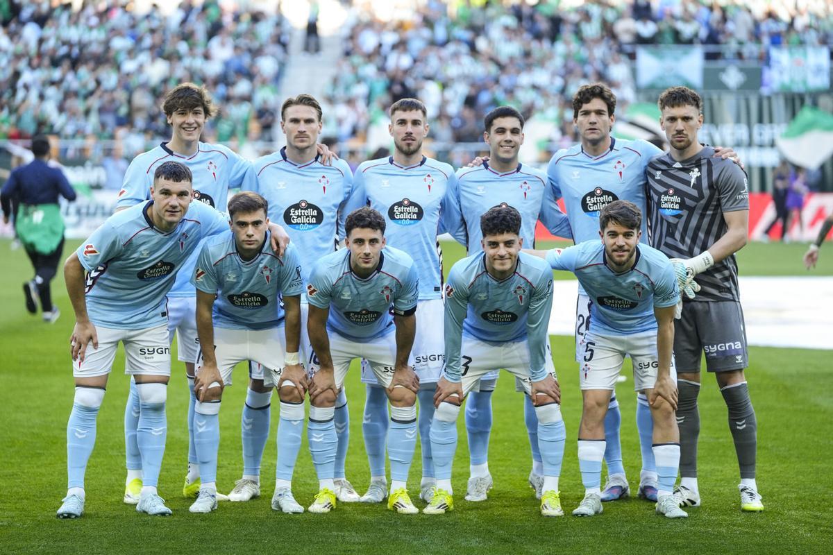 Players of RC Celta de Vigo pose for photo during the Spanish league, LaLiga EA Sports, football match played between Real Betis and RC Celta de Vigo at La Cartuja stadium on March 15, 2026, in Sevilla, Spain. AFP7 15/03/2026 ONLY FOR USE IN SPAIN. Joaquin Corchero / AFP7 / Europa Press;2026;SPORT;ZSPORT;SOCCER;ZSOCCER;Real Betis v RC Celta de Vigo - LaLiga EA Sports;
