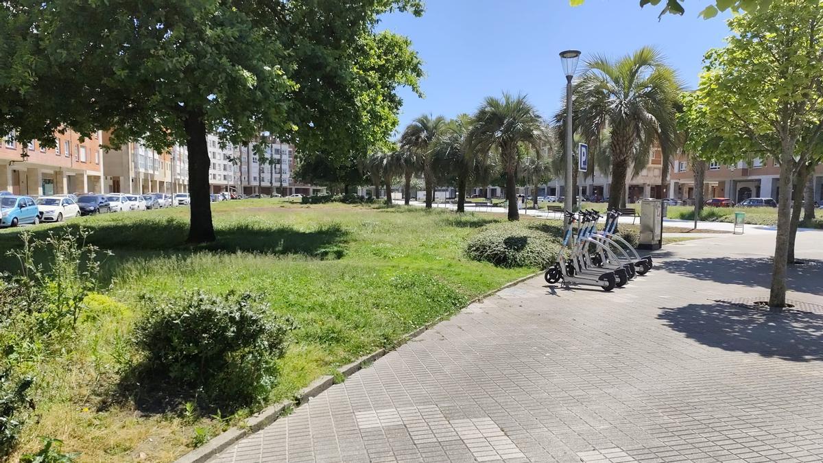 Aspecto de la plaza de La Habana, en Moreda.