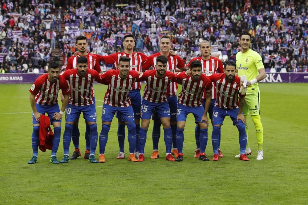 El Valladolid - Sporting, en imágenes