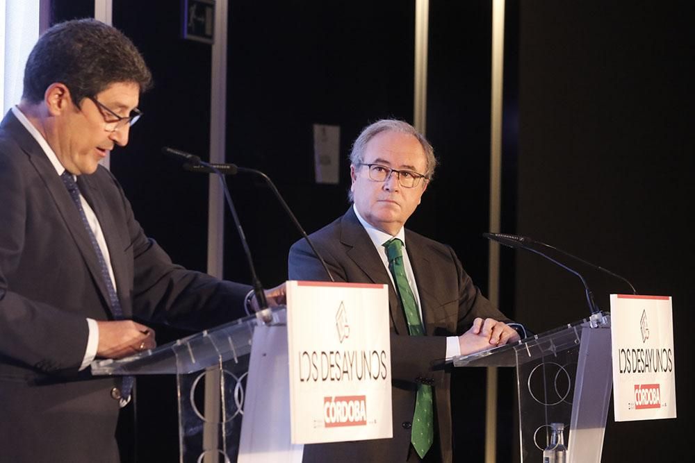 El presidente de CECO, Antonio Díaz, en los desayunos de Diario CÓRDOBA