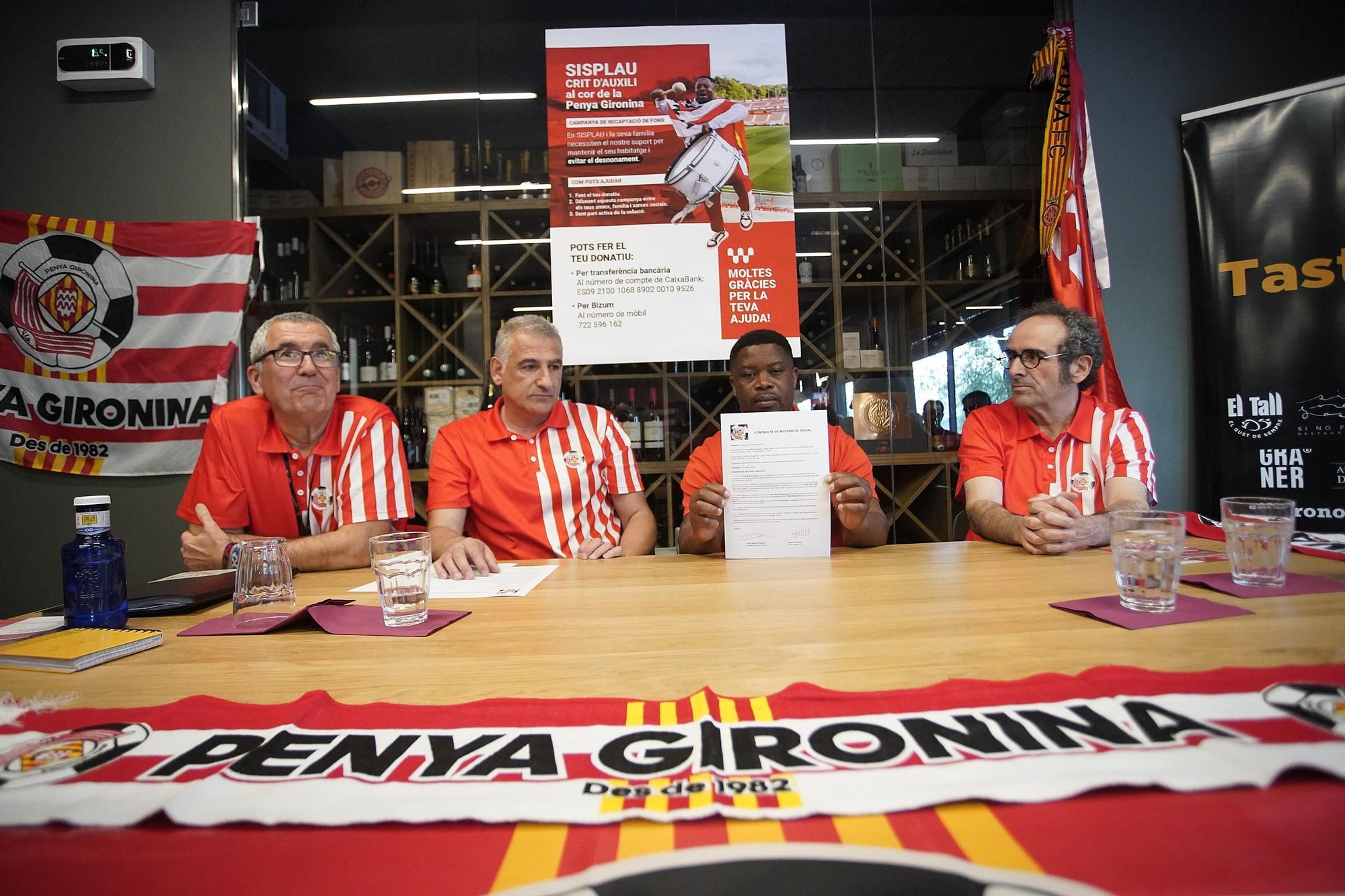 Les fotos de la presentació de la campanya de mecenatge per ajudar en Sisplau