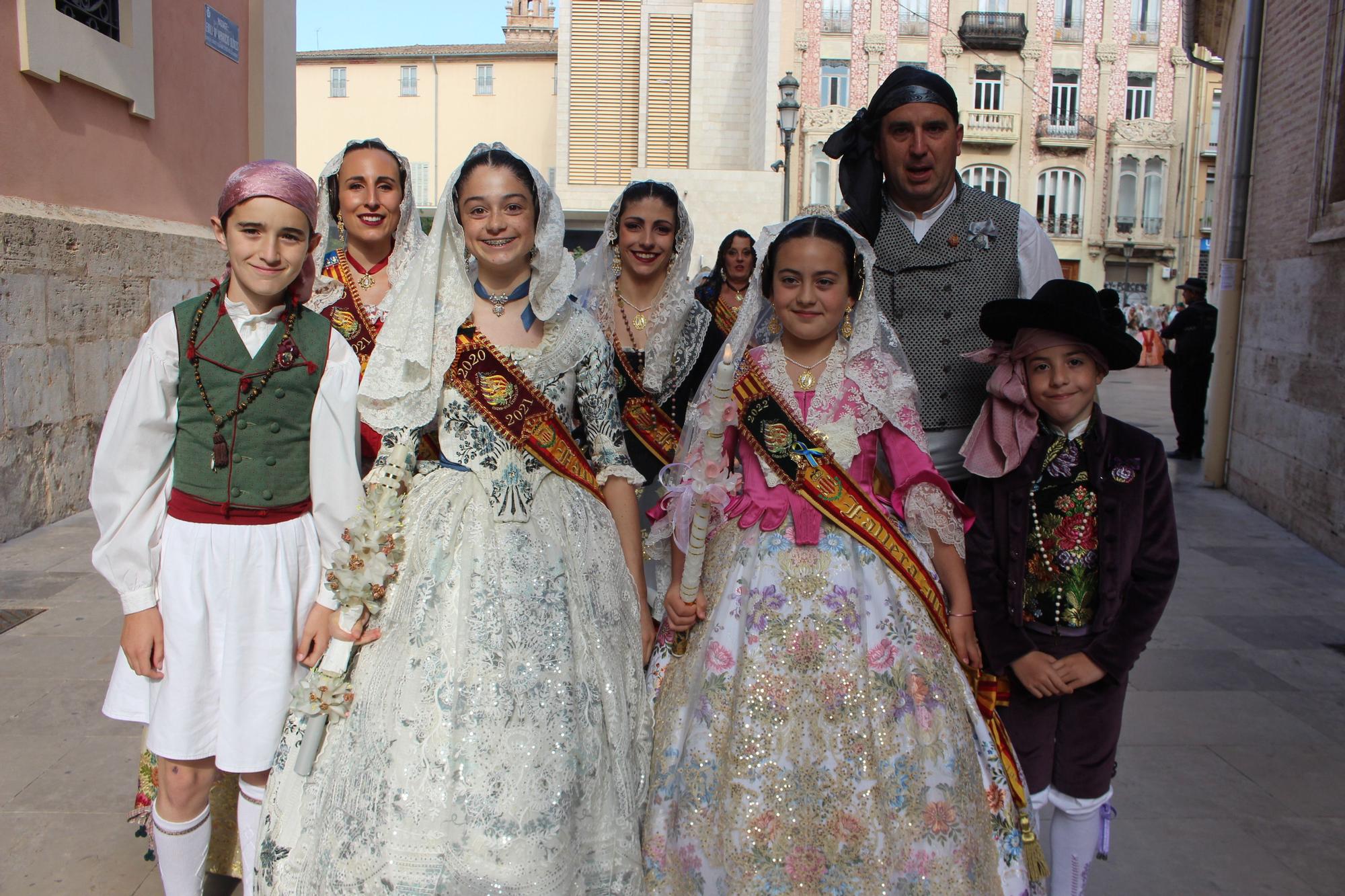 La fuerza de las Fallas en la Procesión de la Virgen (I)