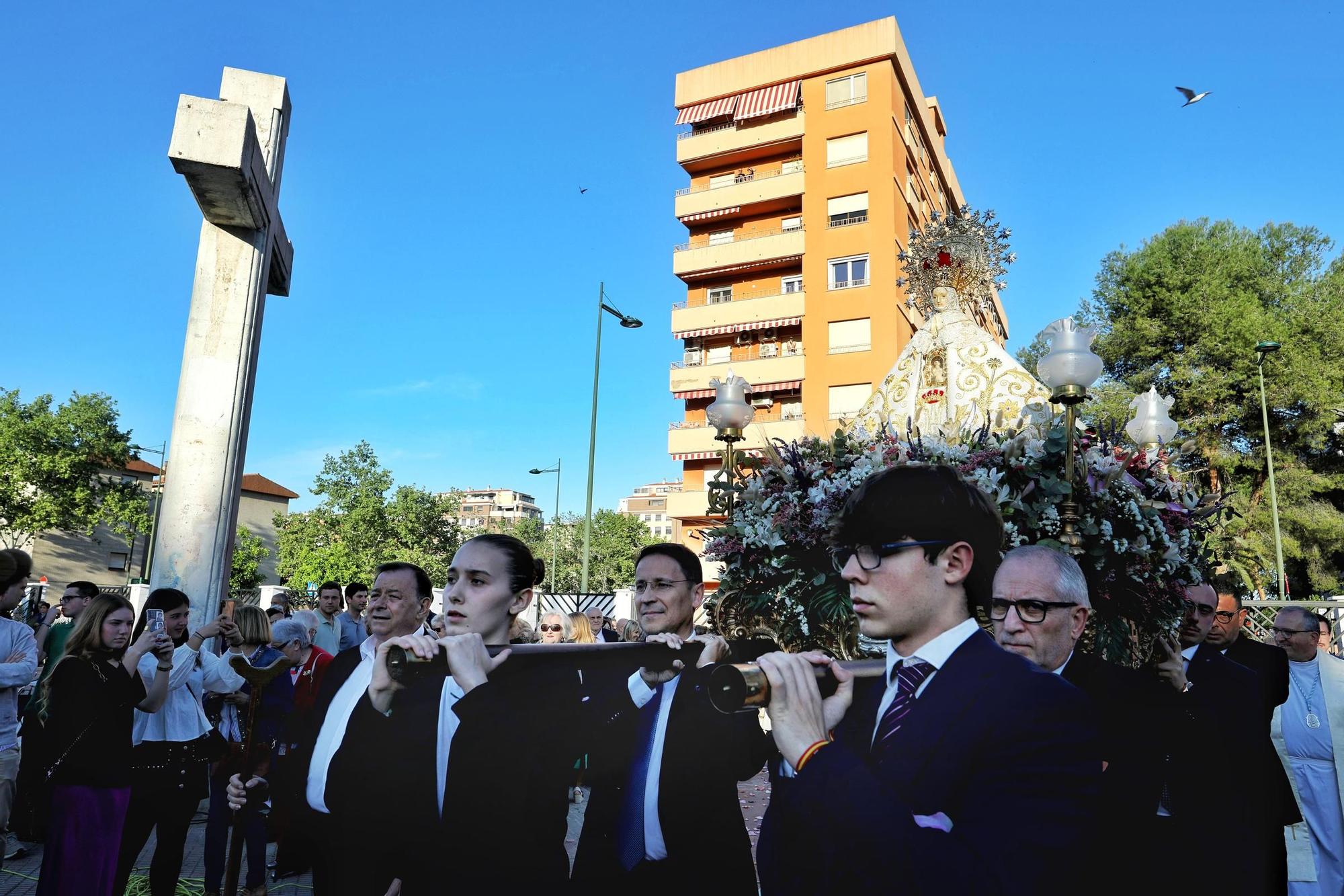 Las imágenes de la llegada de Lleó a a la iglesia de Santo Tomás de Villanueva