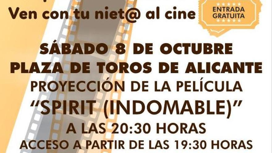 Tercera fecha para la jornada de cine para mayores y nietos en la Plaza de Toros de Alicante