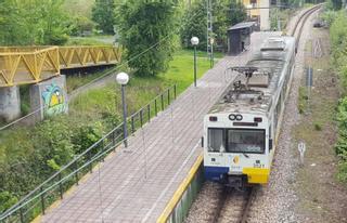 El corte de la línea de tren entre Laviana y El Berrón comenzará el 1 de septiembre