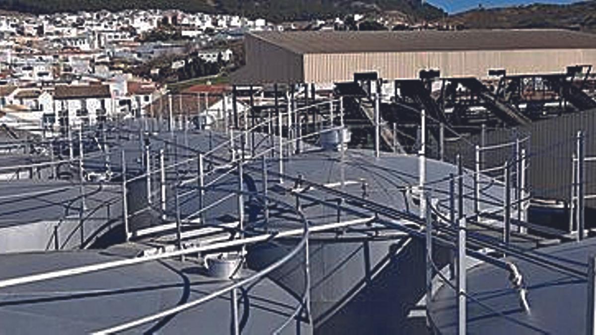 Instalaciones de la Cooperativa Agrícola de Rute.