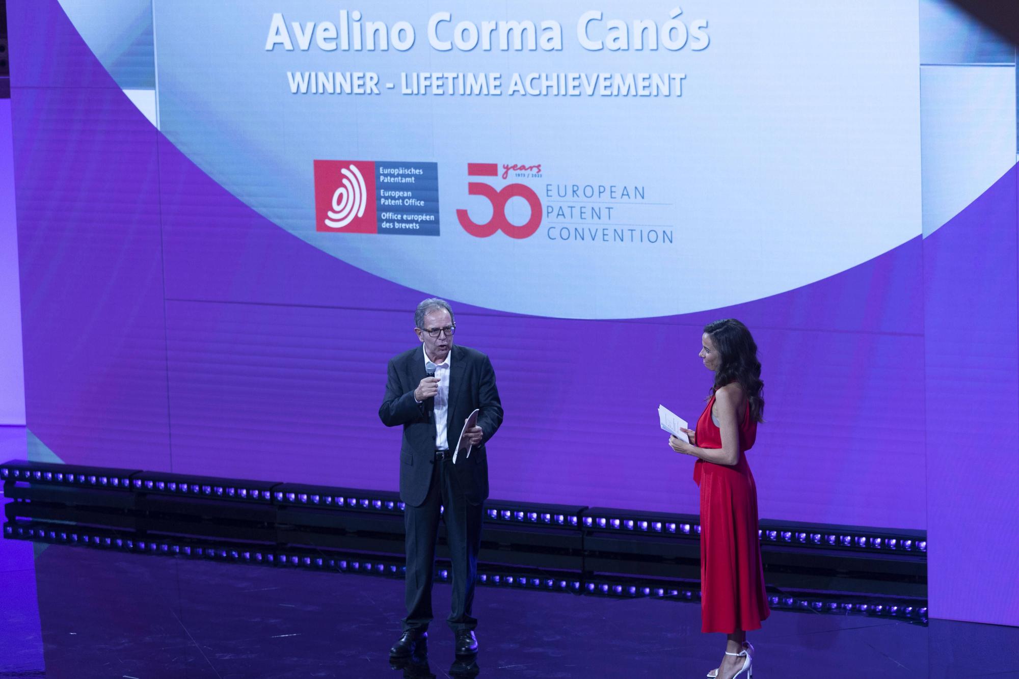 Así ha sido la entrega del Premio al Inventor Europeo de 2023 a Avelino Corma