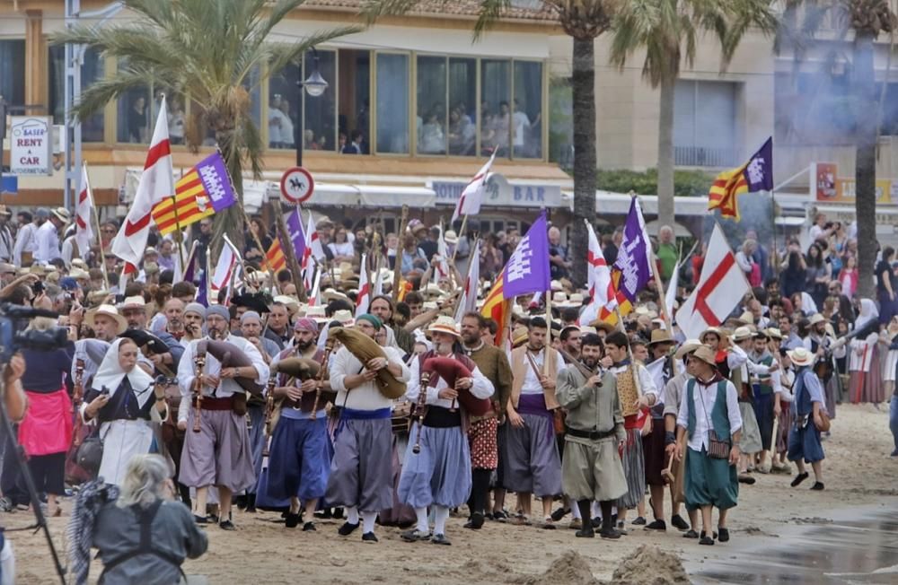 Desembarco de los piratas en el Port de Sóller