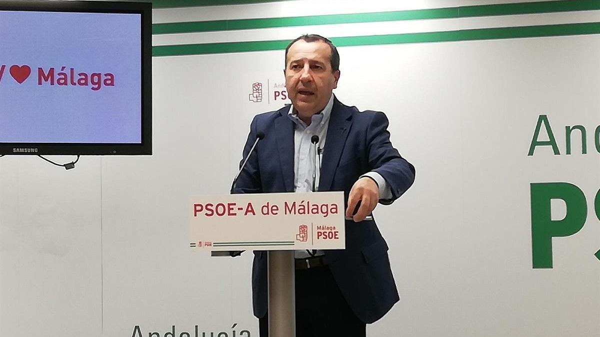 El secretario general del PSOE de Málaga, José Luis Ruiz Espejo.