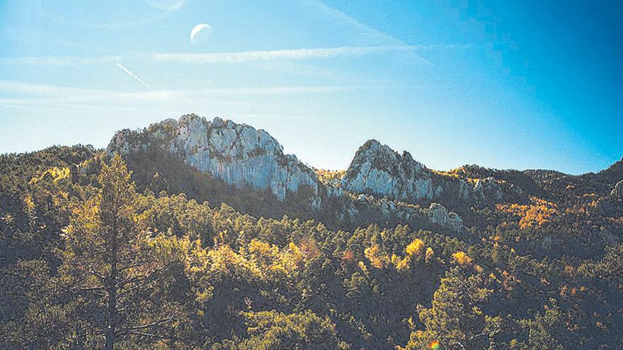 El Roc de la Lluna, un dels llocs emblemàtics de la serra. Foto: Quads de pagès