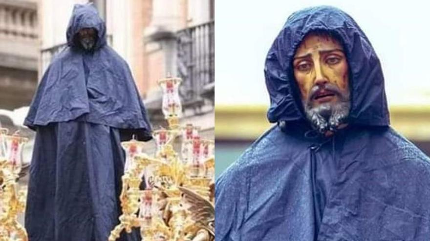 El Cristo visto en el paso de el Cautivo, en Sevilla