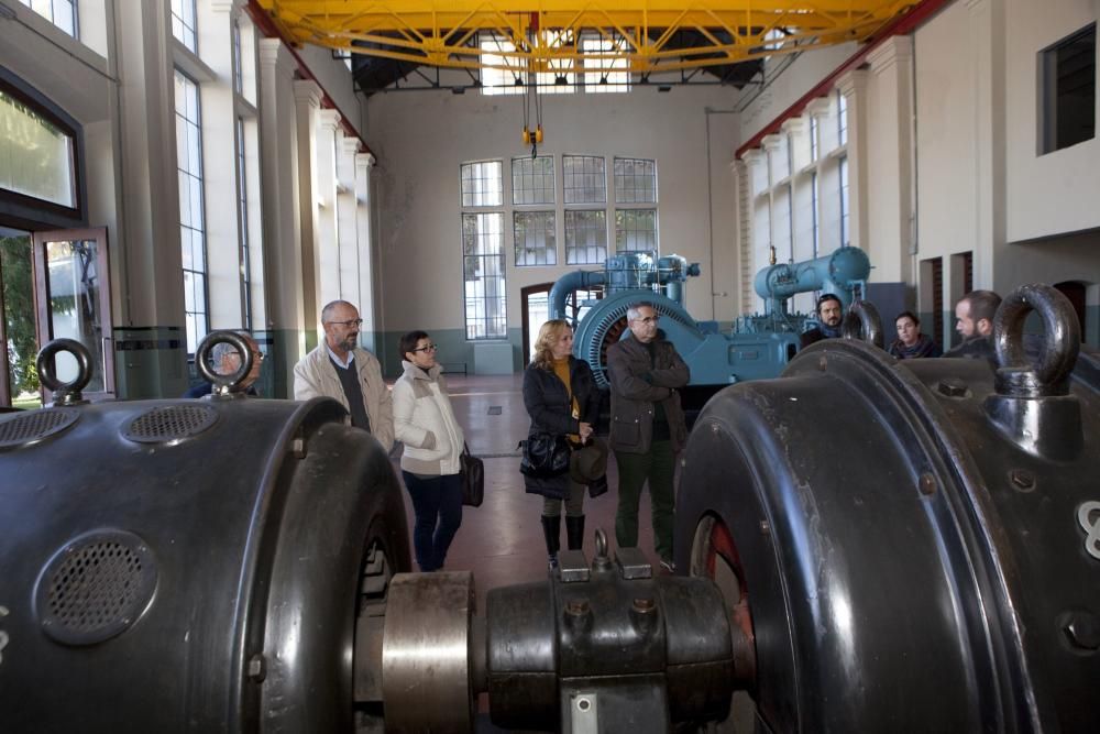 Visita a Langreo del alcalde de la localidad murciana de La Unión