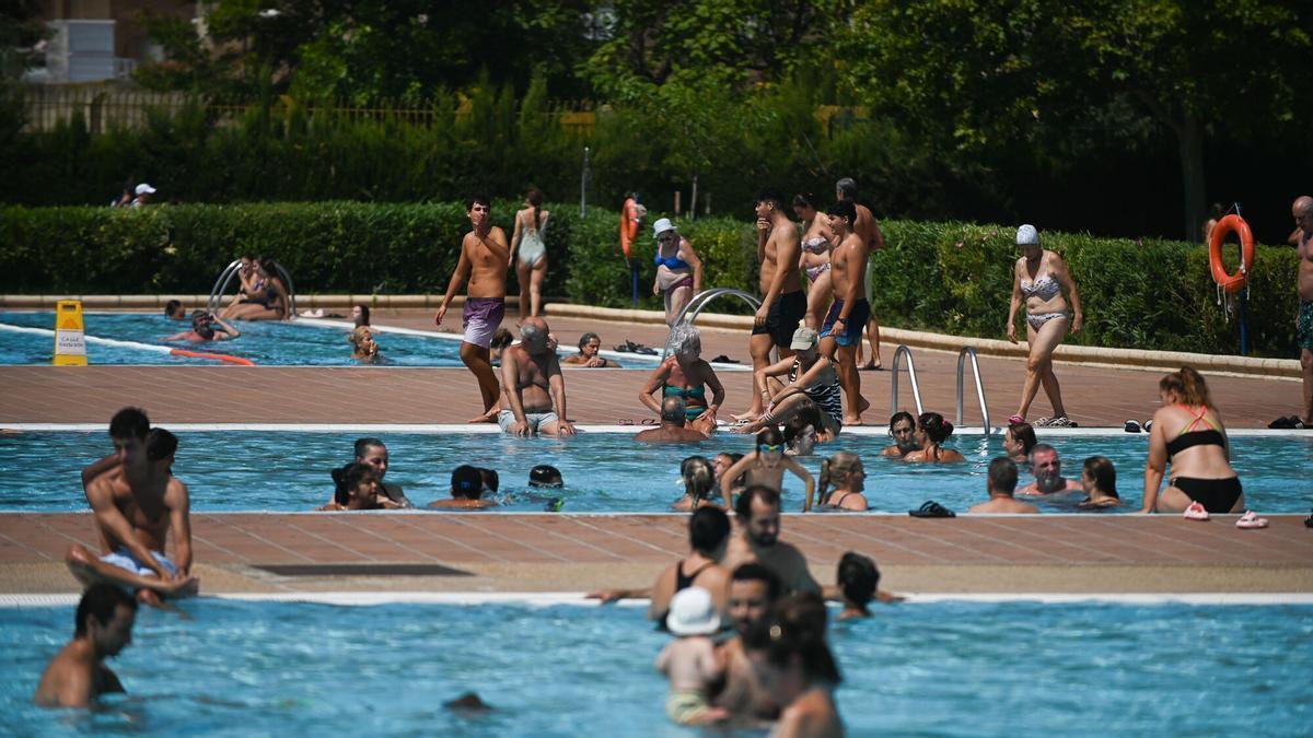 Lleno en la piscina del Actur en una imagen de archivo