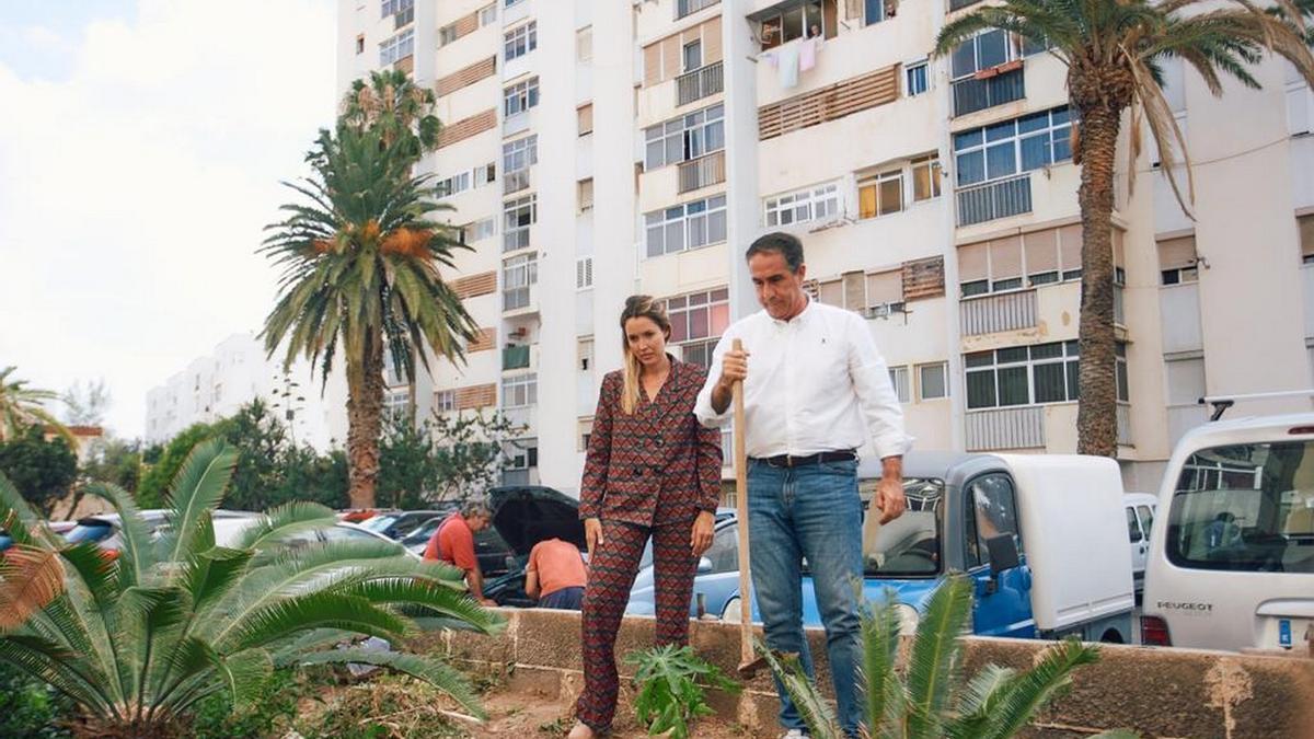 María Fernández y Francis Candil, en La Vega de San José.