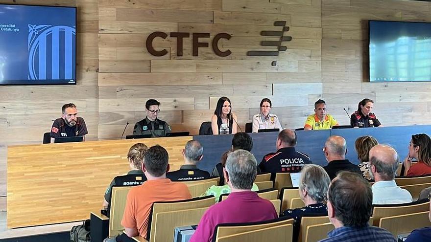 El CTFC acull una formació per saber com actuar en casos d’incendi forestal